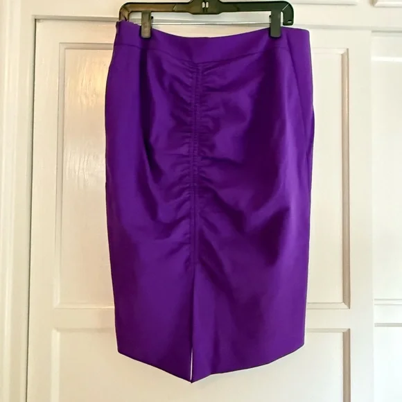 Escada Elegant Purple Women's Skirt Size 42 - Picture 2 of 3